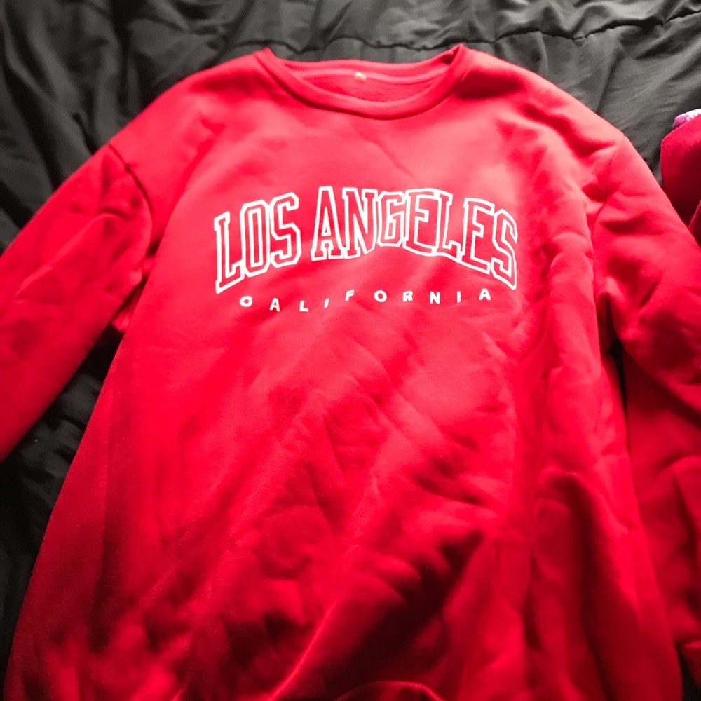 Red Los Angeles California Sweatshirt